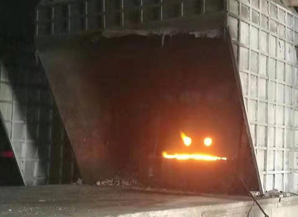 熔铝炉配套除尘器使用现场